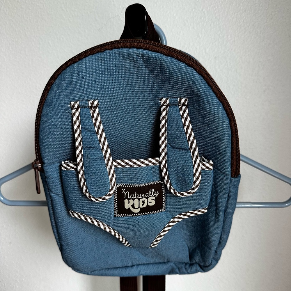 Naturally Kids Mini Backpack | Blue | Toddler / Preschool Bag